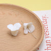 Artificial Ceramic Flower Perforated Beaded Handmade Earrings Hairpin Phone Case Accessories