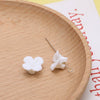 Artificial Ceramic Flower Perforated Beaded Handmade Earrings Hairpin Phone Case Accessories