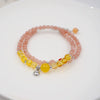 Artificial Crystal Retro Geometric Doublecircle Handmade Bracelet For Women