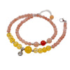 Artificial Crystal Retro Geometric Doublecircle Handmade Bracelet For Women