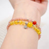 Artificial Crystal Retro Geometric Doublecircle Handmade Bracelet For Women