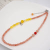 Artificial Crystal Retro Geometric Doublecircle Handmade Bracelet For Women