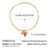 Artistic Retro Simple Women's Fruit Strawberry Conch Stainless Steel Necklace With Electroplating