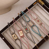 Artistic Retro Tarot Copper Necklace And Bracelet With Electroplating