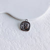 Asymmetrical Metal Style Square Button Alloy Brooch Necklace With Diamond Flower Electroplating
