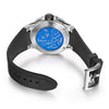 Automatic Mechanical Men's Watch With Silicone Strap Alloy Case Sapphire Crystal Glass Mirror Round Dial