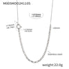 Autumn And Winter Long Color Buckle Woolen Chain Handmade Stainless Steel Fadeless Fashion Jewelry With Geometric Styling And Electroplating