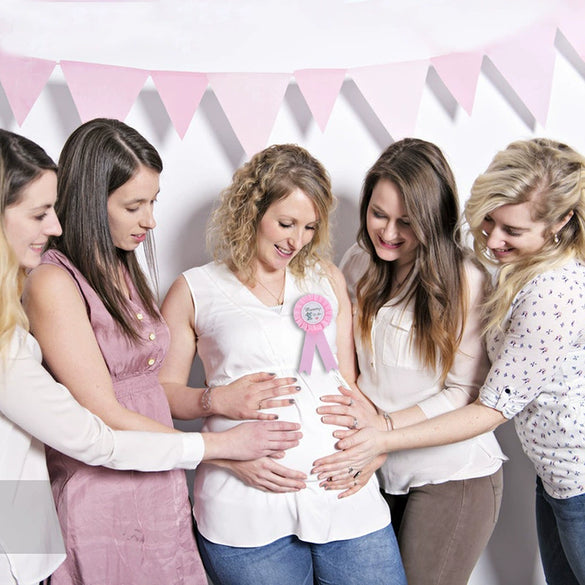 Baby Bathing Party Badge Polyester Cloth Fashion And Simple