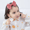 Baby Girls Hairbands Cloth Knitted Handmade Pit Strip Bow Style