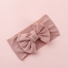 Baby Girls Hairbands Cloth Knitted Handmade Pit Strip Bow Style