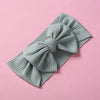 Baby Girls Hairbands Cloth Knitted Handmade Pit Strip Bow Style