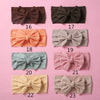 Baby Girls Hairbands Cloth Knitted Handmade Pit Strip Bow Style