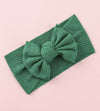 Baby Girls Hairbands Cloth Knitted Handmade Pit Strip Bow Style