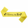 Baby Shower Expectant Mother Polyester Ribbon Etiquette Belt With Hot Stamping