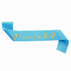 Baby Shower Expectant Mother Polyester Ribbon Etiquette Belt With Hot Stamping