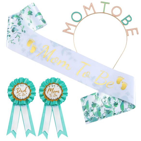 Baby Welcome School Hair Band Ribbon Electroplated Badge Suit Cute Style Unisex With Letters Numbers Text