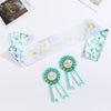 Baby Welcome School Hair Band Ribbon Electroplated Badge Suit Cute Style Unisex With Letters Numbers Text