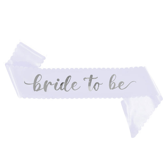 Bachelorette Party Wedding Ribbon Satin Semimanual And Semimechanical Wave Edge Shoulder Strap Belt