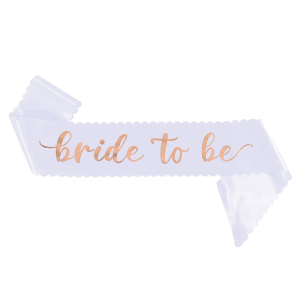 Bachelorette Party Wedding Ribbon Satin Semimanual And Semimechanical Wave Edge Shoulder Strap Belt