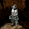 Backpack Astronaut Pendant Necklace Stainless Steel Geometric Casting For Men And Women