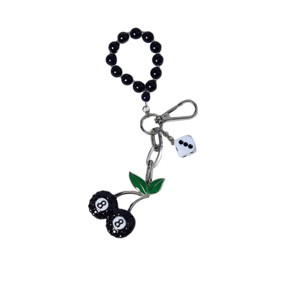 Bag Accessory Alloy Luggage Charms Geometric Cherry Electroplated