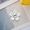 Bag And Mobile Phone Case Accessories Fivepetal Flower Small Daisy Resin Acrylic Plastic Electroplated Stickers