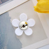 Bag And Mobile Phone Case Accessories Fivepetal Flower Small Daisy Resin Acrylic Plastic Electroplated Stickers