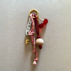 Bag Hanger Alloy Rope Chain Series With Heart Water Drop Bell Patterns Electroplated Retro Elegant Stylish