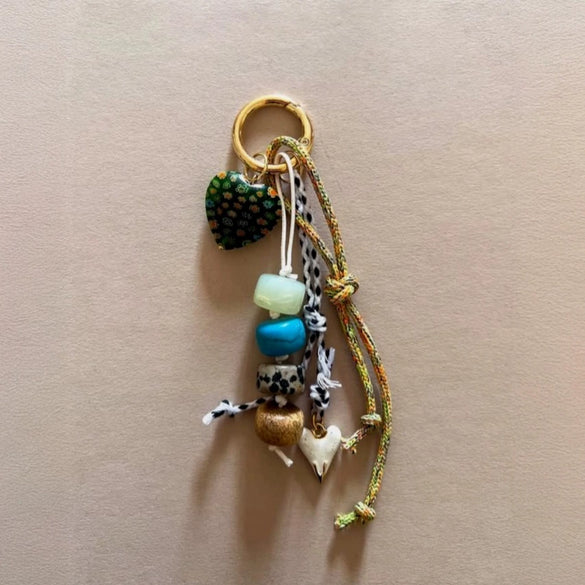 Bag Hanger Alloy Rope Chain Series With Heart Water Drop Bell Patterns Electroplated Retro Elegant Stylish