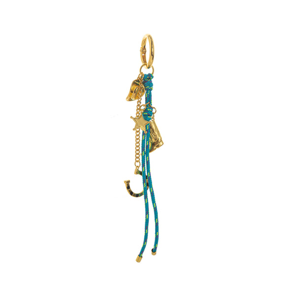 Bag Hanging Ornaments Copper Geometric Horseshoe Electroplated