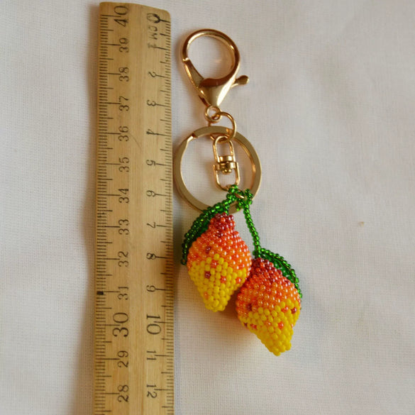 Bag Pendant Alloy Geometric Chili Pepper Electroplated Luggage Charms Retro Elegant Simple Atmospheric Fruit And Vegetable Versatile