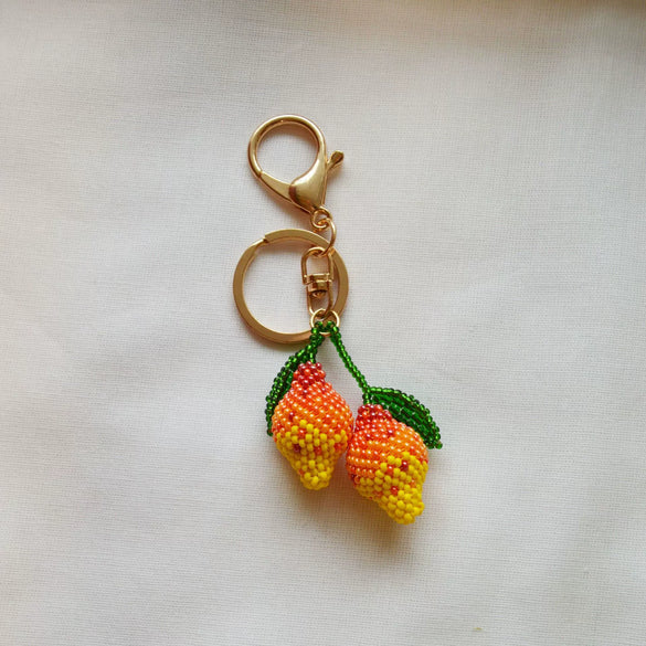 Bag Pendant Alloy Geometric Chili Pepper Electroplated Luggage Charms Retro Elegant Simple Atmospheric Fruit And Vegetable Versatile