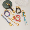 Bag Pendant Copper Horseshoe Geometric Retro Elegant Electroplated