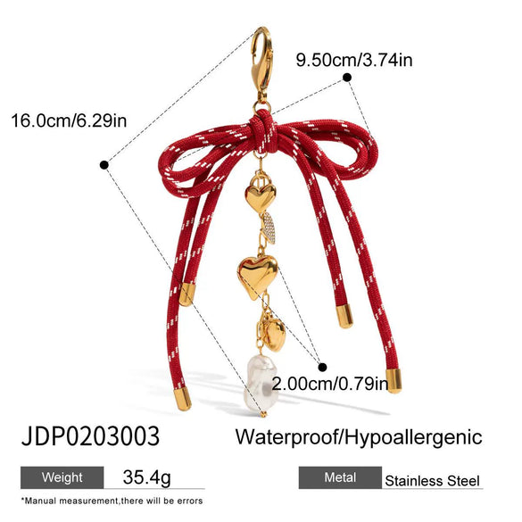 Bag Pendant Jewelry Stainless Steel Fruit Design Semimanual