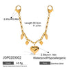 Bag Pendant Jewelry Stainless Steel Fruit Design Semimanual