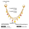 Bag Pendant Stainless Steel Pearl Bow Love Fruit Minimalist Jewelry With Electroplating