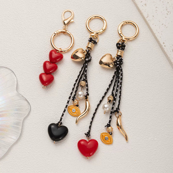 Bag Strap Accessories Alloy Heart Water Drop Bell Electroplating Fashion