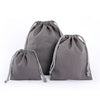 Bag Wholesale Blank Color In Stock Drawstring Linen Bag Jewelry Text Play Packaging Storage Drawstring Linen Bag