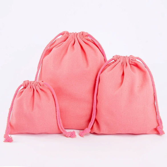 Bag Wholesale Blank Color In Stock Drawstring Linen Bag Jewelry Text Play Packaging Storage Drawstring Linen Bag