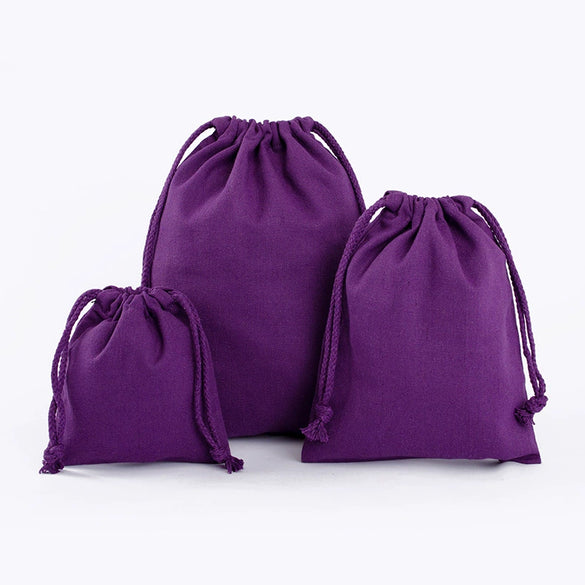 Bag Wholesale Blank Color In Stock Drawstring Linen Bag Jewelry Text Play Packaging Storage Drawstring Linen Bag