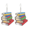 Ballet Dancing Cat Wood Earrings For Women 14K Gold Ear Needle Engraved Animal Zodiac Jewelry
