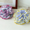 Ballet Style Multilayer Striped Fabric Handmade Hair Ring