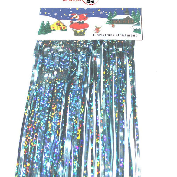 Balloon Laser Rain Silk Tassel Decorative Supplies