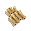 Bamboo Bead Bracelet And Loose Beads Stainless Steel Electroplating Slub Diy Beaded Accessories