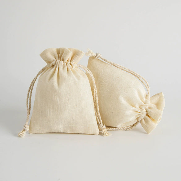 Bamboo Cotton Drawstring Storage Jewelry Flannel Bag