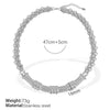 Bamboo Necklace And Bracelet Set 316L Stainless Steel Electroplated Fashion Style