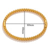 Bamboo Style Stainless Steel Electroplated Female Bracelet