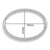Bamboo Style Stainless Steel Electroplated Female Bracelet