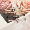 Barbell Earrings Stainless Steel Star Design Electroplated