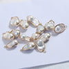 Baroque Fishtail Gilt Copper Goldplated Natural Freshwater Pearl Pendant Earrings Accessories